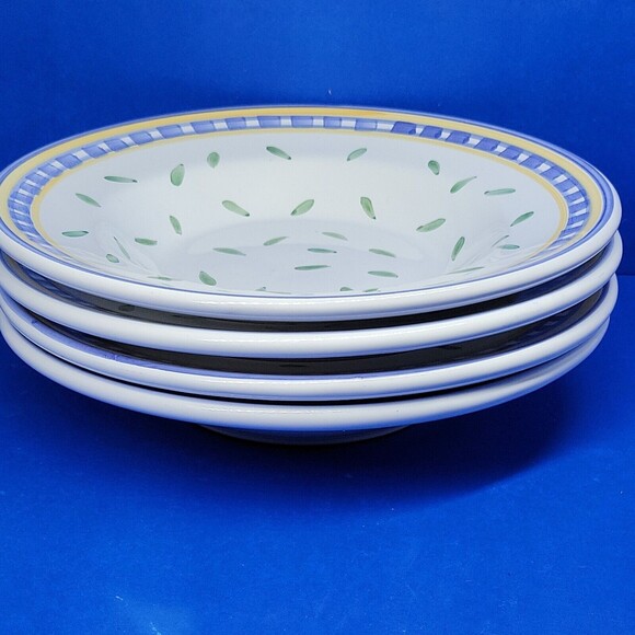 Williams Sonoma Other - Williams Sonoma Tournesol Rimmed Soup Bowls Bundle Of 4